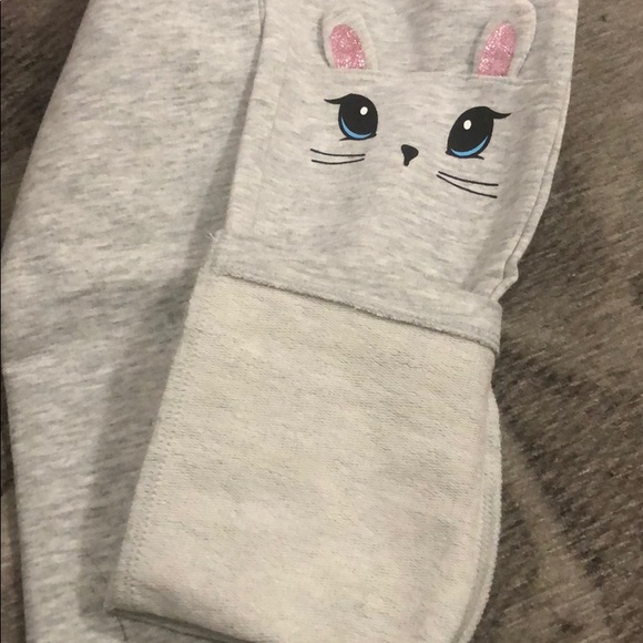 New H&M kids bunny rabbit leggings size 7-8 - Picture 3 of 3